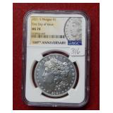 2021 S Morgan Silver Dollar NGC MS70 - First Day