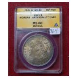 1921 Morgan Silver Dollar ANACS MS60 details