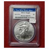 2013(W) Silver Eagle 1oz PCGS MS70