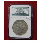 1922 Peace Silver Dollar "Binion Collection"***