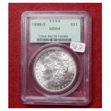 1898 O Morgan Silver Dollar PCGS MS64