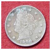 1900 Liberty Head Nickel - dark