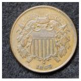 1864 Two Cent Piece