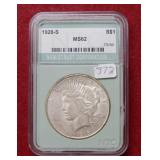 1928 S Peace Silver Dollar ***