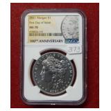 2021 Morgan Silver Dollar NGC MS70 - first day