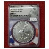 2021(S) Silver Eagle Type II ANACS MS70