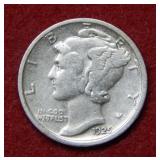 1925 S Mercury Silver Dime