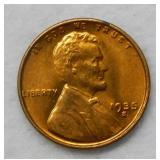 1935 S Lincoln Wheat Cent