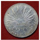 1892 Mexico Silver 8 Reales - Libertad