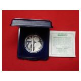 1985 Mexico Silver Olympic 100 Peso Coin