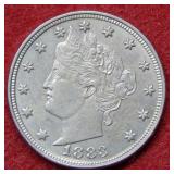 1883 Liberty Head Nickel - No Cents