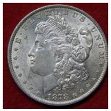 1878 REV of 1879 Morgan Silver Dollar