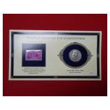 1961 Silver Franklin Half w/free information card