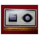 1960 Franklin Silver Half Dollar with free Card