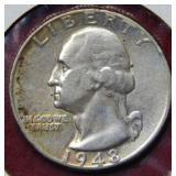 1948 Silver Quarter