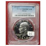 1974 S Silver Eisenhower Dollar PCGS PR69 DCAM