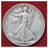 1920 S Walking Liberty Silver Half
