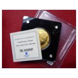1/200oz .999 Gold Bullion Round Saint Gaudens ***