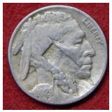 1929 S Buffalo Nickel - planchet error