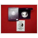 1992 S Proof Silver Eagle 1oz