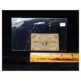 Third Issue Three Cent Fractional Note