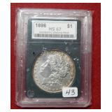 1896 Morgan Silver Dollar ***