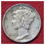 1926 Mercury Silver Dime
