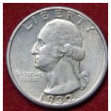 1932 D Washington Silver Quarter