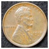 1918 S Lincoln Wheat Cent