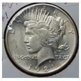 1921 Peace Silver Dollar - High Relief