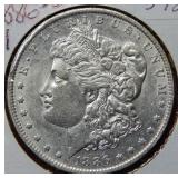 1886 O Morgan Silver Dollar Coin