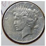 1927 S Peace Silver Dollar