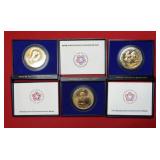 3 American Revolution Bicentennial Medals with COA