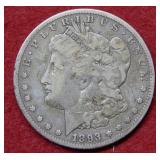 1893 CC Morgan Silver Dollar