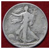 1919 D Walking Liberty Silver Half