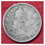 1905 Liberty Head Nickel - dark