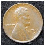 1913 D Lincoln Wheat Cent