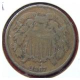 1867 Two Cent Piece