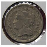 1866 Three Cent Nickel