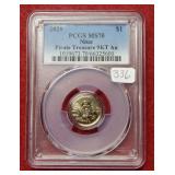 2026 Niue Pirate Treasure 9KT gold PCGS MS70