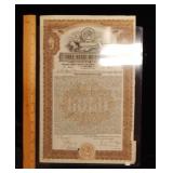 $1000 Free State of Bavaria Bond