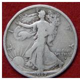 1917 D OBV Walking Liberty Silver Half