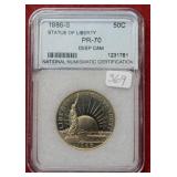 1986 S Statue of Liberty Comm Half ***