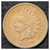 1887 Indian Head Cent