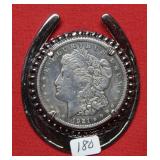 1921 Morgan Silver Dollar in Holder