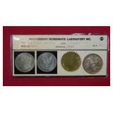 1880 O Morgan Silver Dollar in 1985 holder