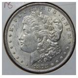 1878 Morgan Silver Dollar 7 Tail Feathers