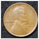 1913 D Lincoln Wheat Cent
