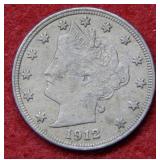 1912 D Liberty Head Nickel - grainy