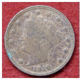 1910 Liberty Head Nickel - discolored